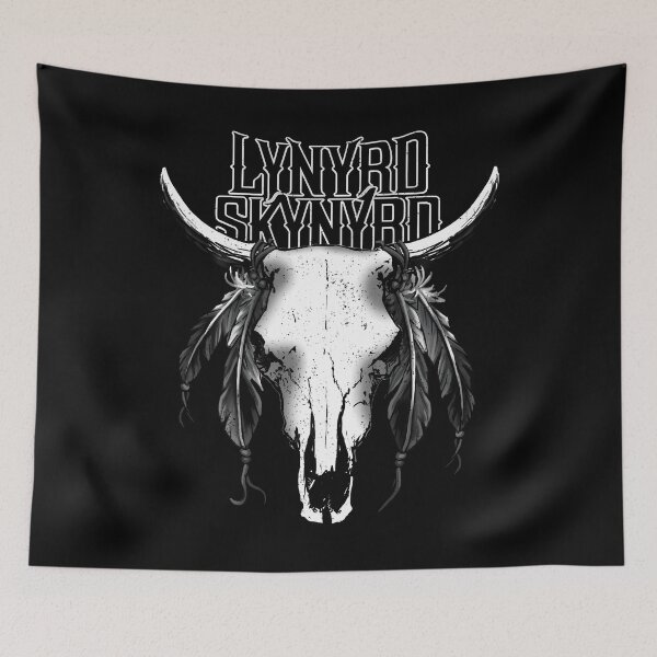 Item preview, Logotipo de calavera en escala de grises de Lynyrd Skynyrd designed and sold by andreastheone1.