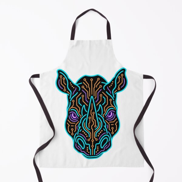 Item preview, Rhino Circuit Art designed and sold by justjendigital.