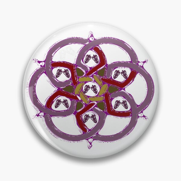 Item preview, Abstract Symmetric Circle – Modern Geometry designed and sold by Macramellennias.