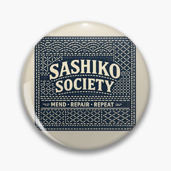 Item preview, Sashiko Society Japanese Textile Repair Vintage designed and sold by KakangMudi.