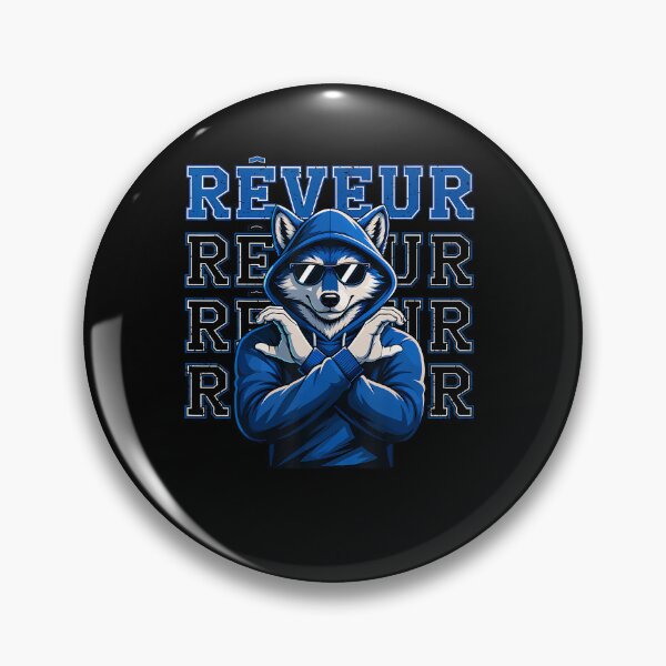 Item preview, Reveur House Of Dreamers School Spirit Vintage Blue Wolf designed and sold by OddityVault.