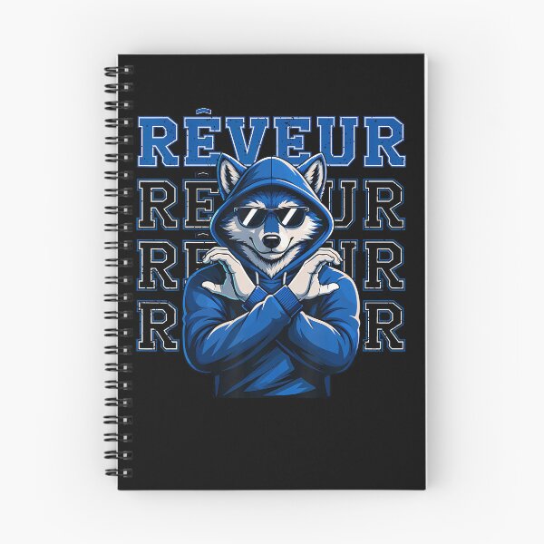 Item preview, Reveur House Of Dreamers School Spirit Vintage Blue Wolf designed and sold by OddityVault.