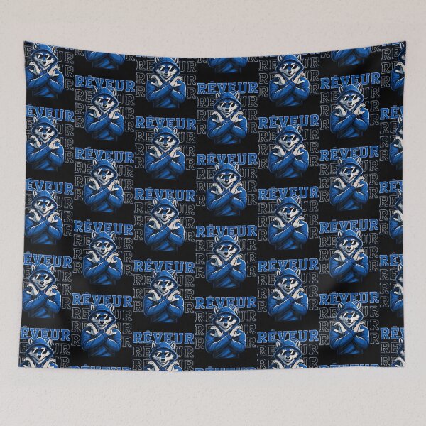 Item preview, Reveur House Of Dreamers School Spirit Vintage Blue Wolf designed and sold by OddityVault.