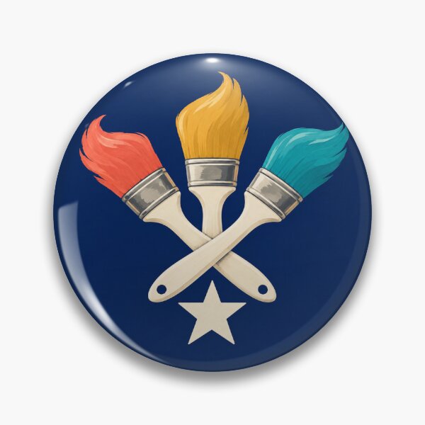 Item preview, Paintbrush Star Rosette designed and sold by GraphycoPublish.