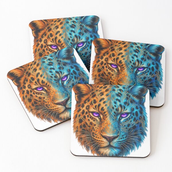 Item preview, Fusion Leopard Portrait designed and sold by justjendigital.