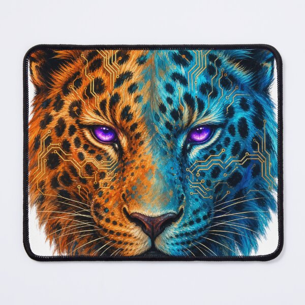 Item preview, Fusion Leopard Portrait designed and sold by justjendigital.