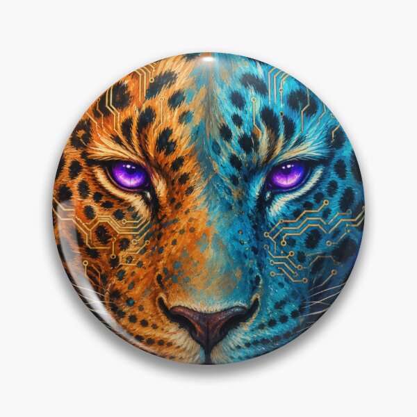 Item preview, Fusion Leopard Portrait designed and sold by justjendigital.