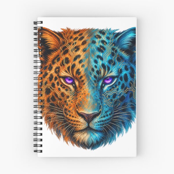 Item preview, Fusion Leopard Portrait designed and sold by justjendigital.