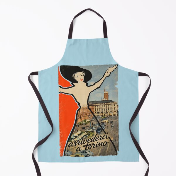 Item preview, Goodbye from Turin - Vintage Travel Poster 1953 designed and sold by Torinostalgia.
