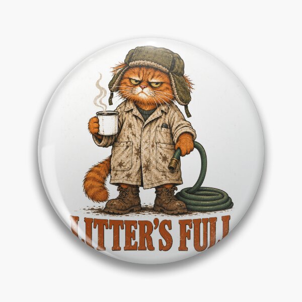 Item preview, Grumpy Cat Handyman – Litter’s Full Funny Maintenance Cat designed and sold by WILLIAMS-BR.