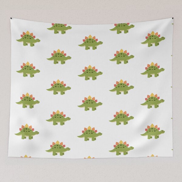 Item preview, Cute Stegosaurus Green Dinosaur Vector Illustration designed and sold by ElenMart.