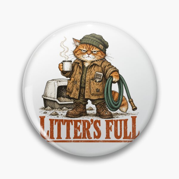 Item preview, Grumpy Cat Handyman – Litter’s Full Funny Maintenance Cat designed and sold by WILLIAMS-BR.