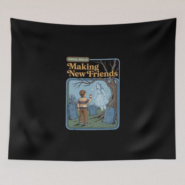 Item preview, Making New Friends Ghost Social Skills Halloween designed and sold by dudelinart.