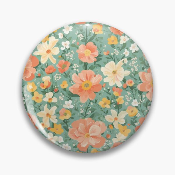 Item preview, Peach Blossom Meadow designed and sold by Runes n Roses.