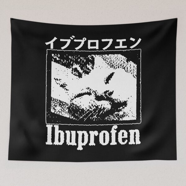 Item preview, Ibuprofen Japanese Cat  designed and sold by Trippy-Toad.