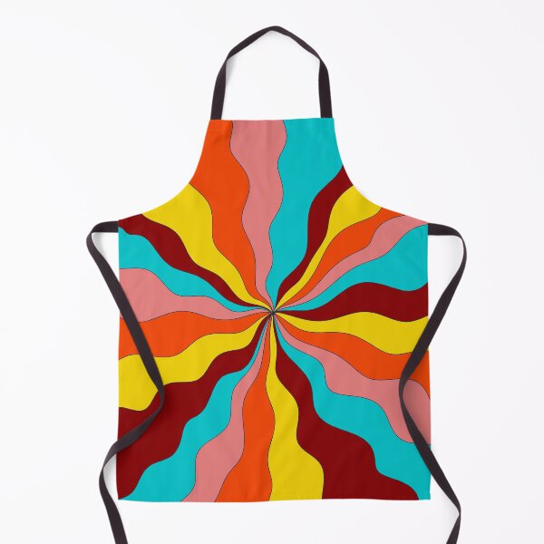 Item preview, Colorful Abstract Radial Waves Pattern designed and sold by IriArt-Designs.