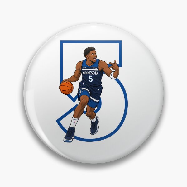 Item preview, Anthony Edwards NBA Basketball designed and sold by MVP-ArtStudio.