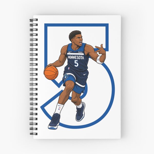 Item preview, Anthony Edwards NBA Basketball designed and sold by MVP-ArtStudio.