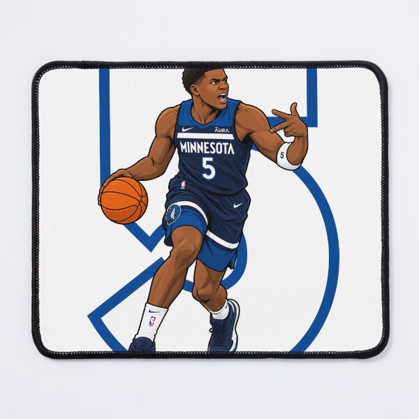 Item preview, Anthony Edwards NBA Basketball designed and sold by MVP-ArtStudio.
