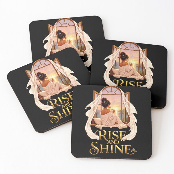 Item preview, Rise & Shine - Cozy sunrise window illustration designed and sold by ElleMind.