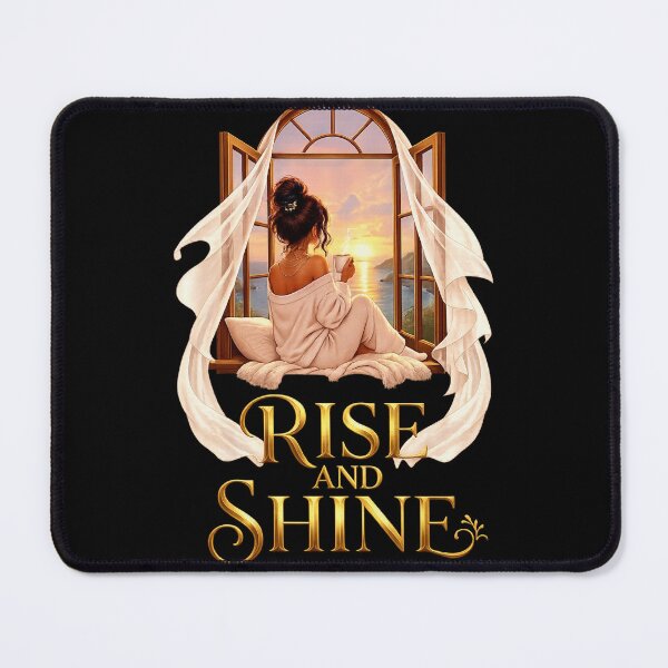 Item preview, Rise & Shine - Cozy sunrise window illustration designed and sold by ElleMind.