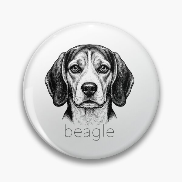 Item preview, Detailed Beagle Illustration for light colored background designed and sold by SUP-R-Ts.