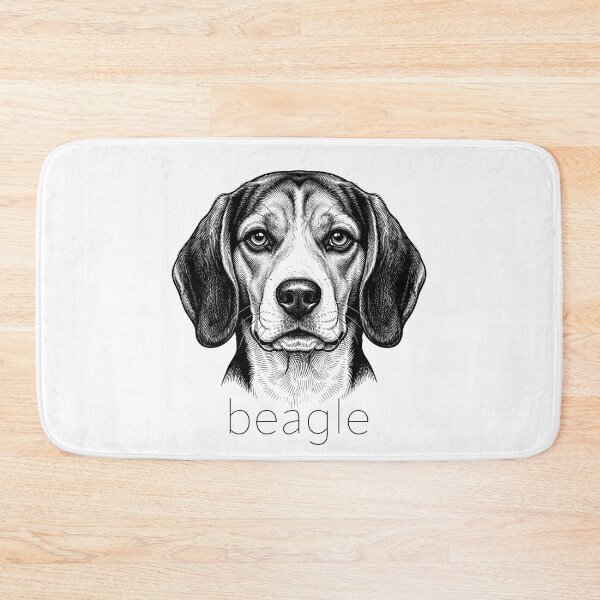 Item preview, Detailed Beagle Illustration for light colored background designed and sold by SUP-R-Ts.