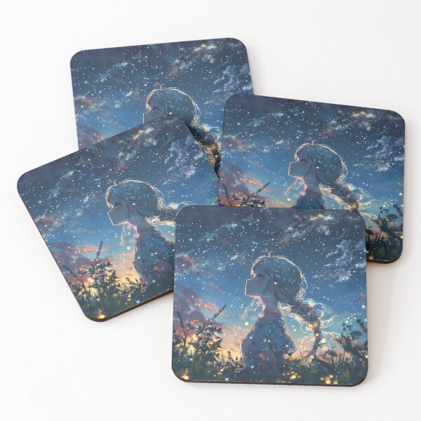 Item preview, Whispers of Starlight | Dreamy Anime Girl designed and sold by bella-rosa87.