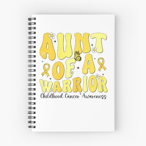 Item preview, Aunt Of A Warrior Childhood Cancer Awareness Gold Ribbon designed and sold by Trippy-Toad.