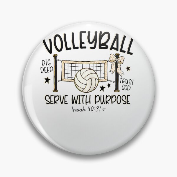 Item preview, Christian Volleyball Serve With Purpose Game Day Mom Girl designed and sold by Trippy-Toad.