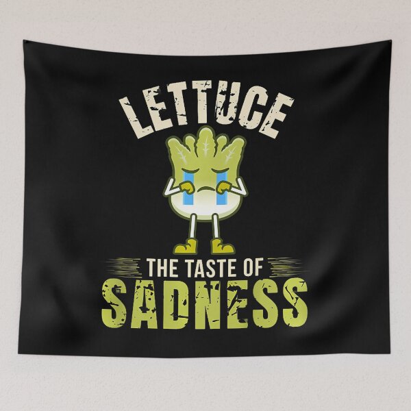 Item preview, Lettuce The Taste Of Sadness Vintage Graphic designed and sold by Trippy-Toad.