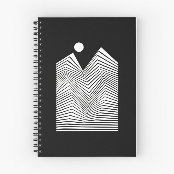 Item preview, Abstract Geometric Mountain Line Art designed and sold by YarningsandYear.