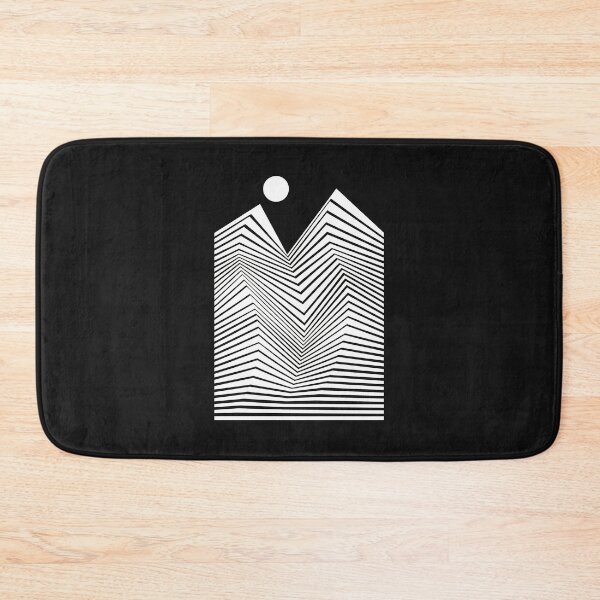 Item preview, Abstract Geometric Mountain Line Art designed and sold by YarningsandYear.
