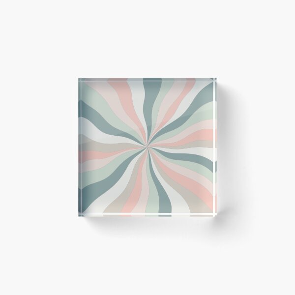 Item preview, Pastel Abstract Radial Waves Pattern designed and sold by IriArt-Designs.
