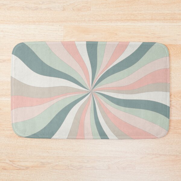 Item preview, Pastel Abstract Radial Waves Pattern designed and sold by IriArt-Designs.