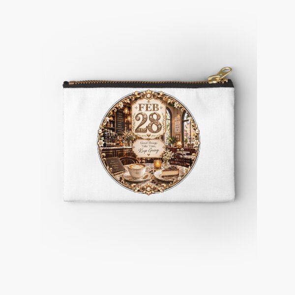 Item preview, February 28 Cozy Café Birthday Design designed and sold by LunaMoments.