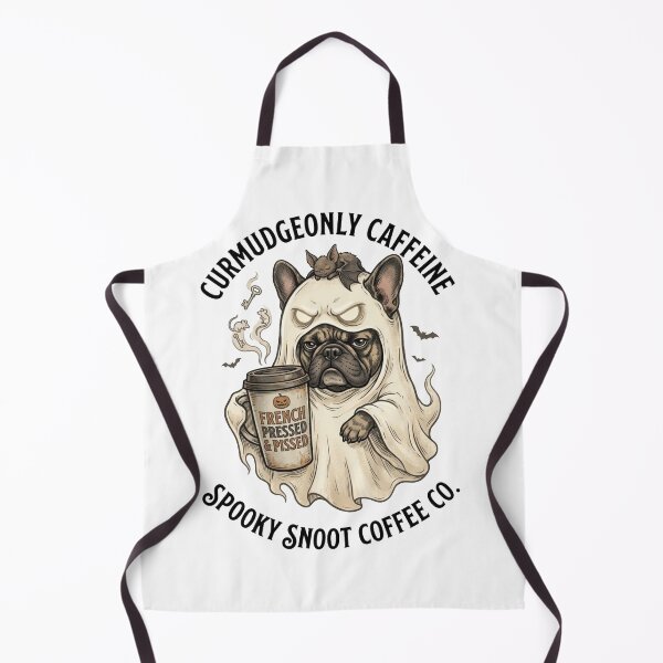 Item preview, Grumpy Ghost French Bulldog - Funny Halloween Coffee Dog designed and sold by designwiss.