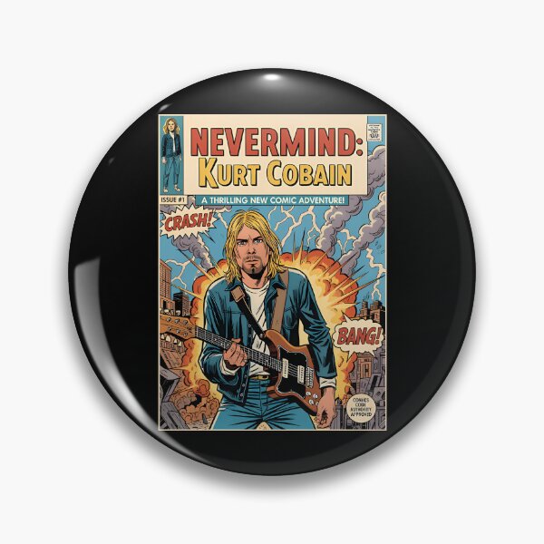 Item preview, Kurt Cobain Vintage Comic designed and sold by DivineRight.