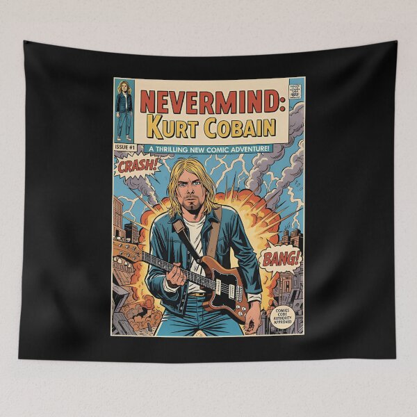 Item preview, Kurt Cobain Vintage Comic designed and sold by DivineRight.