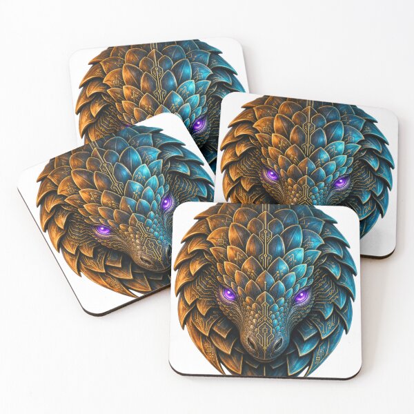 Item preview, Pangolin Afrofuturist Circuit Art  designed and sold by justjendigital.