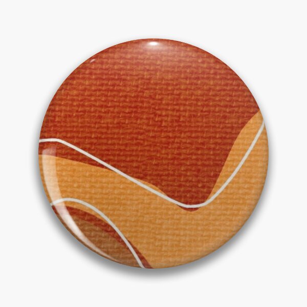 Item preview, Terracotta Abstract Organic Shapes Pattern — Warm Earth Tone Canvas Texture Art designed and sold by LYAN-STORE.