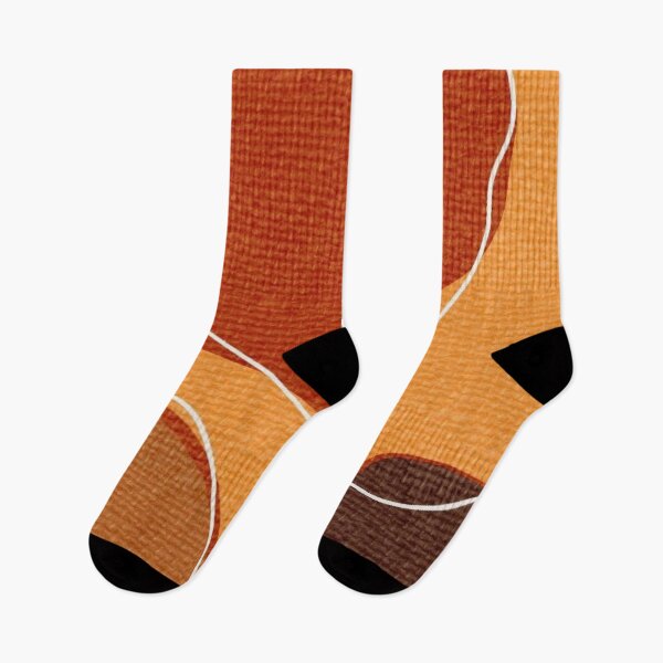 Item preview, Terracotta Abstract Organic Shapes Pattern — Warm Earth Tone Canvas Texture Art designed and sold by LYAN-STORE.