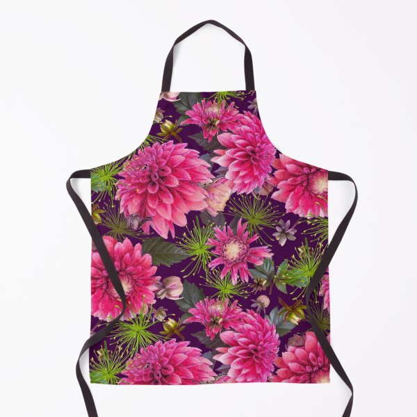 Item preview, Dahlias and Papyrus on Magenta 40003f designed and sold by Art in My Loft.