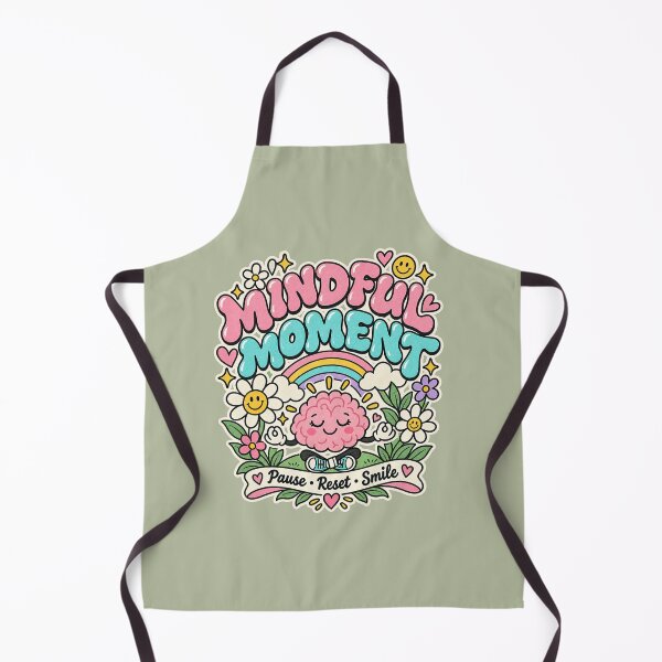 Item preview, Mindful Moment, Pause Reset Smile, Positive Mental Wellness Design designed and sold by Right-UR.