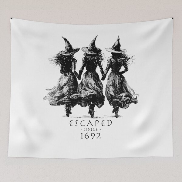 Item preview, Escaped Since 1692 Spooky Witch Trick Or Treat Halloween designed and sold by Trippy-Toad.