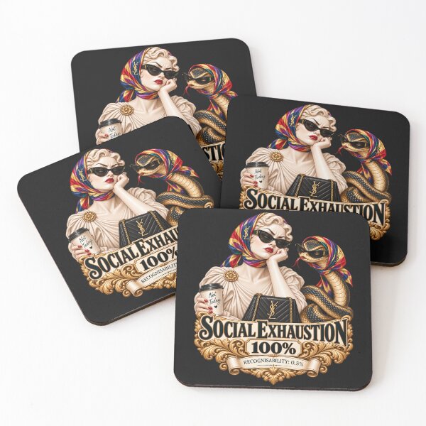 Item preview, Social Exhaustion 100% / Recognisability: 0.5% designed and sold by flashARTstudio.