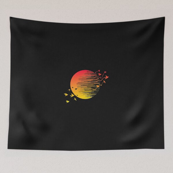 Item preview, Birds Fly From Sun Gradient Design designed and sold by ruddenlrpruit.