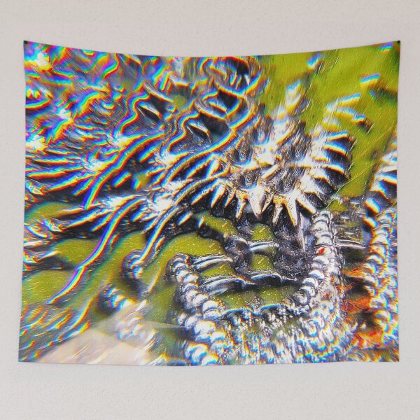 Item preview, Vintage Dragon Art: Wrath of the Prismatic Beast designed and sold by ElionSolis.