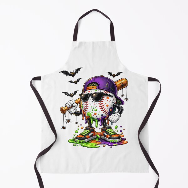 Item preview, Halloween Drip Baseball Lifestyle Mascot Funny Boys Kids Tee designed and sold by Trippy-Toad.