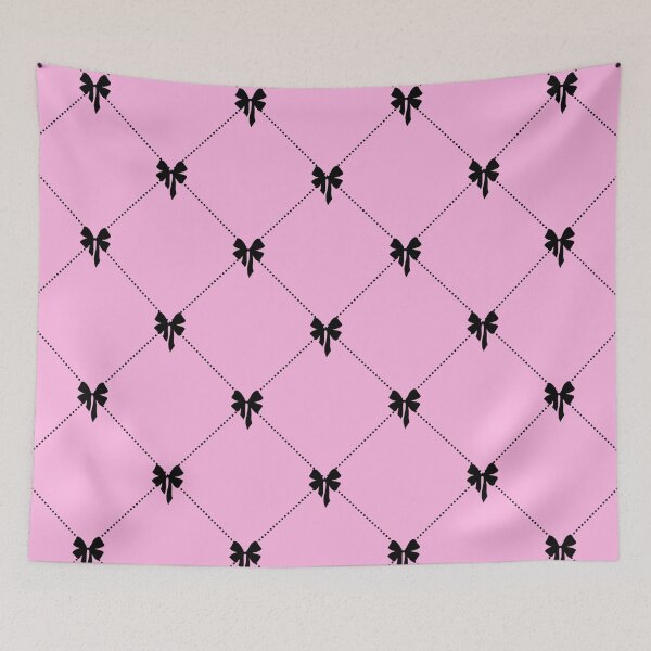 Item preview, Pink Bow Trellis Seamless Pattern designed and sold by jianina-alondra.